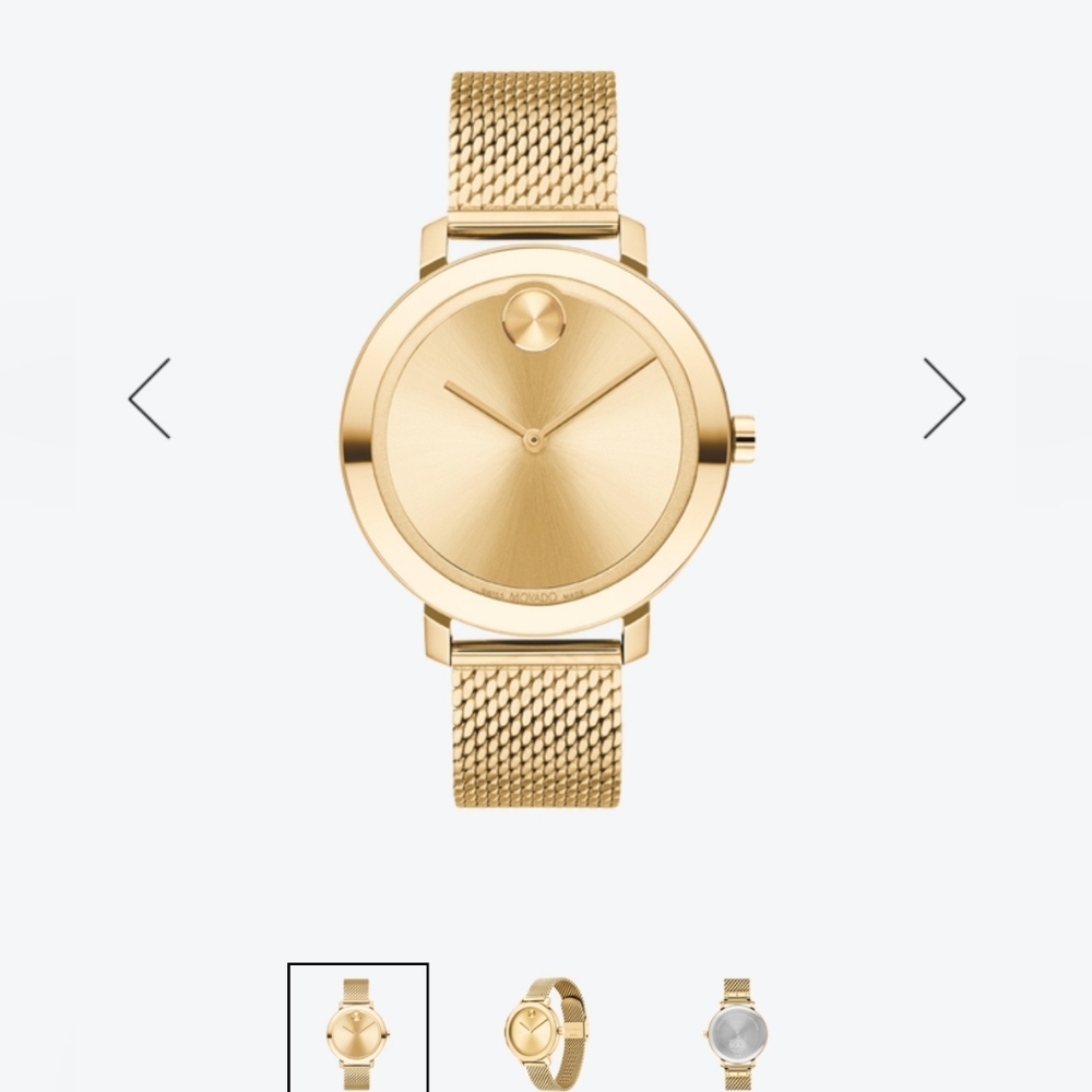 Movado Bold Gold Watch